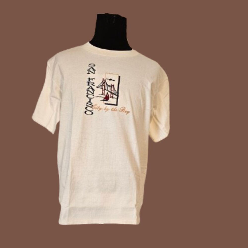 SAN FRANCISCO CITY BY THE BAY TIME SQUARE SPORTSWEAR ADULT T SHIRT - XL